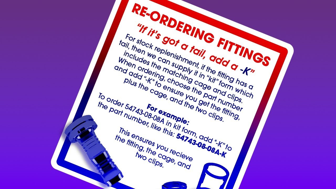 Add A K When Re Ordering Fittings Burgaflex | Supercool Product Overview