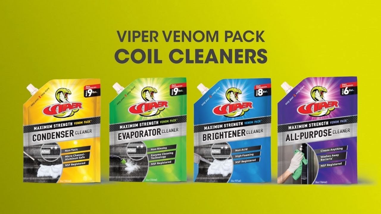 Introducing Viper Max Strength Venom Pack Coil Cleaners
