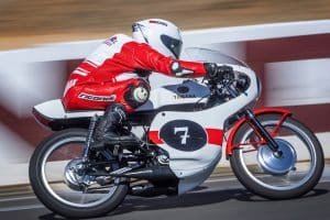 At speed on the left hand corner