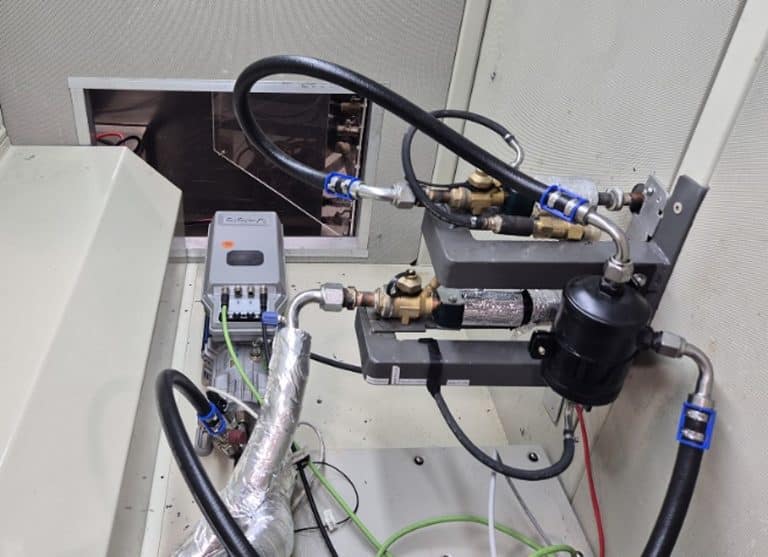 EDrive UD150 mounted inside calorimeter