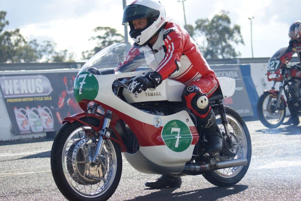 The Big Chill On the dummy grid before the first 250 race