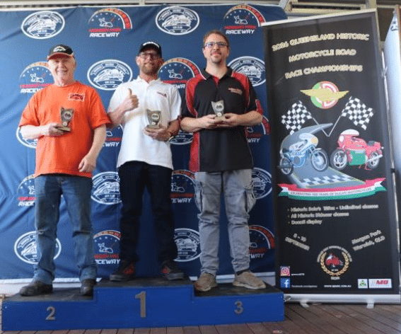 Daniel, Terry and Tim on the podium